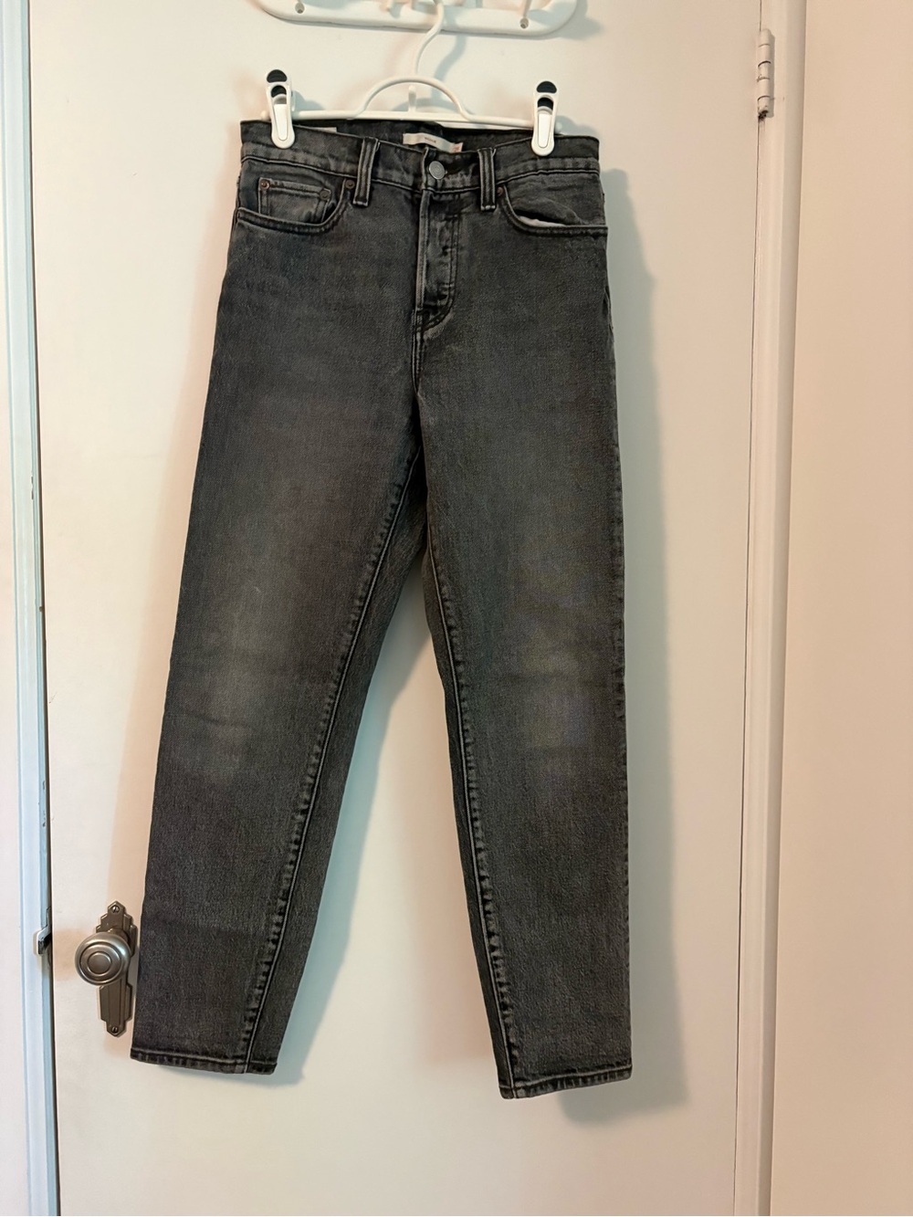 Levi's Straight-Leg Women's Jeans in Washed Black